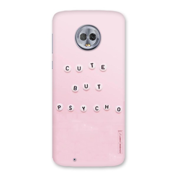 Cute But Psycho Back Case for Moto G6