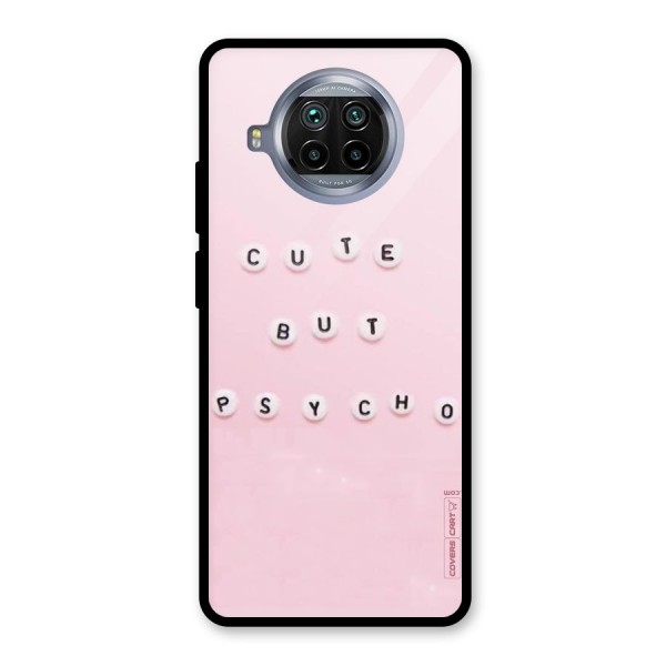 Cute But Psycho Glass Back Case for Mi 10i