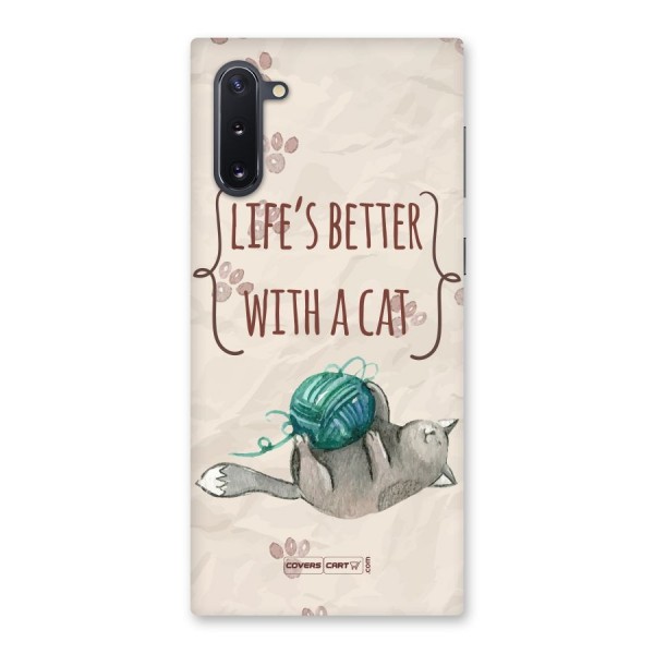 Cute Cat Back Case for Galaxy Note 10