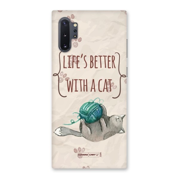 Cute Cat Back Case for Galaxy Note 10 Plus