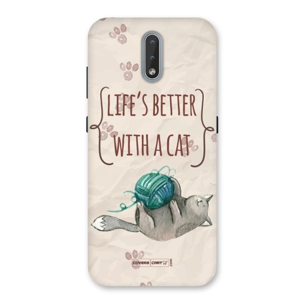 Cute Cat Back Case for Nokia 2.3