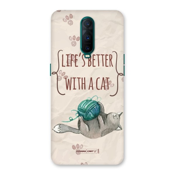 Cute Cat Back Case for Oppo R17 Pro