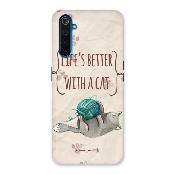 Cute Cat Back Case for Realme 6 Pro