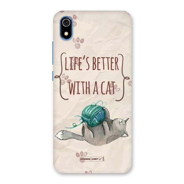 Cute Cat Back Case for Redmi 7A