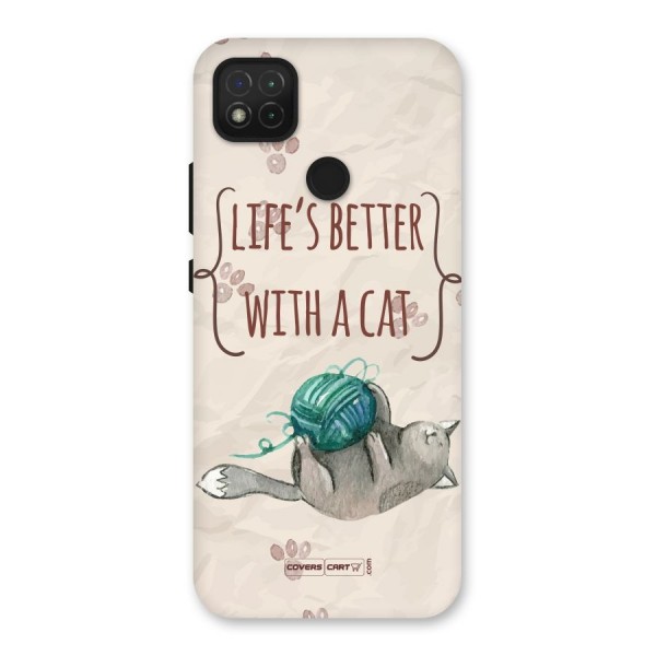 Cute Cat Back Case for Redmi 9C