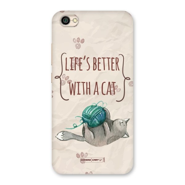 Cute Cat Back Case for Redmi Y1 Lite