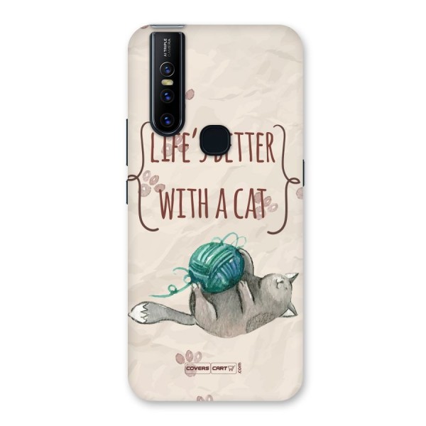 Cute Cat Back Case for Vivo V15