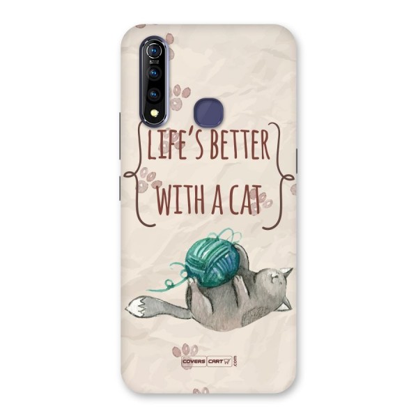 Cute Cat Back Case for Vivo Z1 Pro