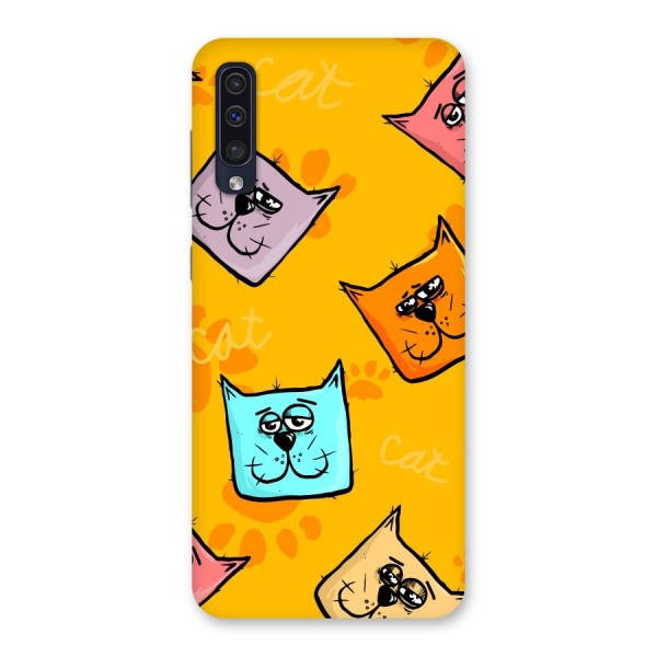 Cute Cat Pattern Back Case for Galaxy A50