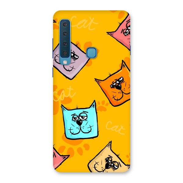 Cute Cat Pattern Back Case for Galaxy A9 (2018)