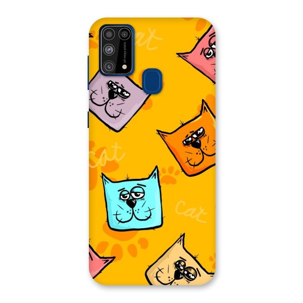 Cute Cat Pattern Back Case for Galaxy F41