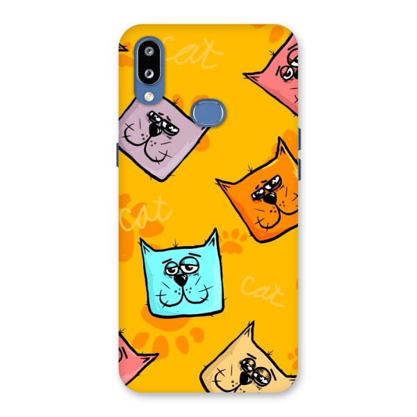 Cute Cat Pattern Back Case for Galaxy M01s