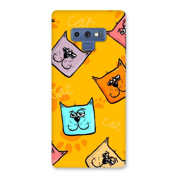 Cute Cat Pattern Back Case for Galaxy Note 9