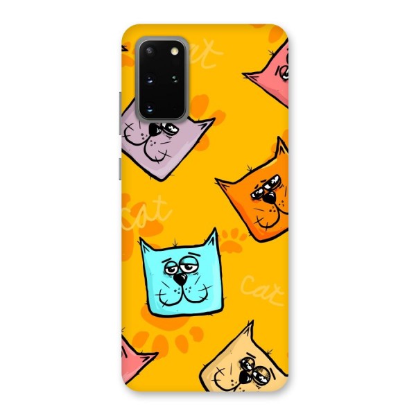 Cute Cat Pattern Back Case for Galaxy S20 Plus