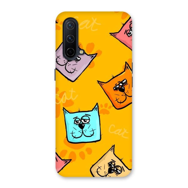 Cute Cat Pattern Back Case for OnePlus Nord CE 5G