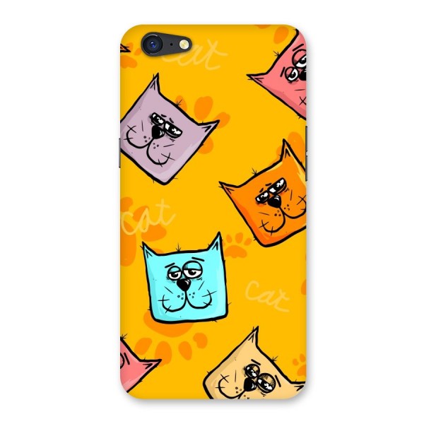 Cute Cat Pattern Back Case for Oppo A71