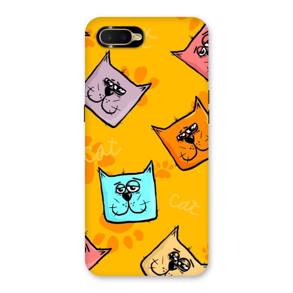 Cute Cat Pattern Back Case for Oppo K1