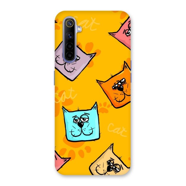 Cute Cat Pattern Back Case for Realme 6