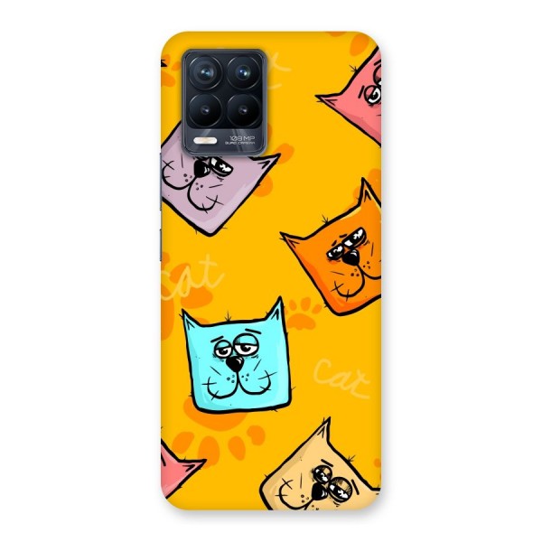 Cute Cat Pattern Back Case for Realme 8 Pro