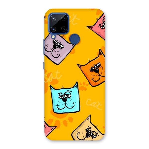 Cute Cat Pattern Back Case for Realme C12