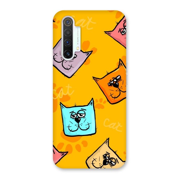 Cute Cat Pattern Back Case for Realme X3