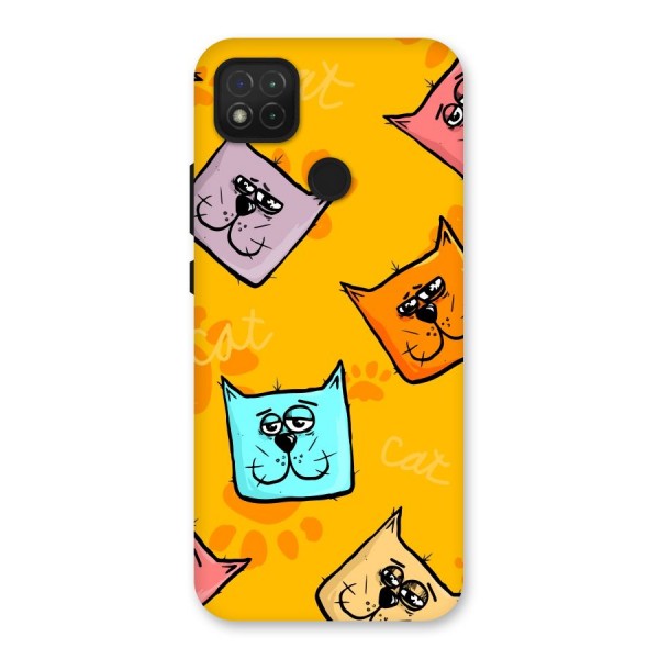 Cute Cat Pattern Back Case for Redmi 9C