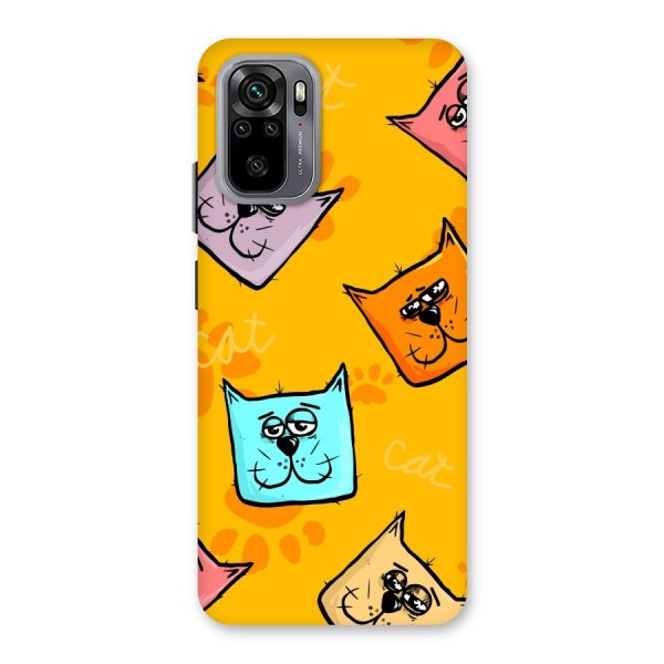 Cute Cat Pattern Back Case for Redmi Note 10