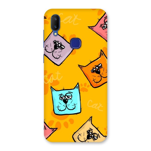 Cute Cat Pattern Back Case for Vivo V11