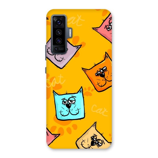 Cute Cat Pattern Back Case for Vivo X50