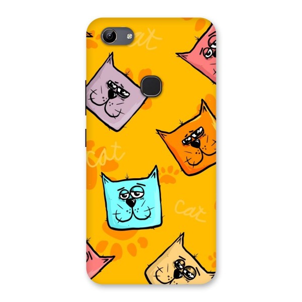 Cute Cat Pattern Back Case for Vivo Y81