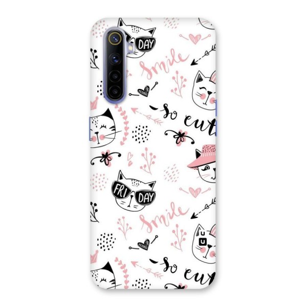 Cute Cat Swag Back Case for Realme 6