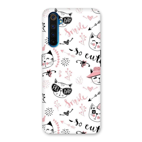 Cute Cat Swag Back Case for Realme 6 Pro