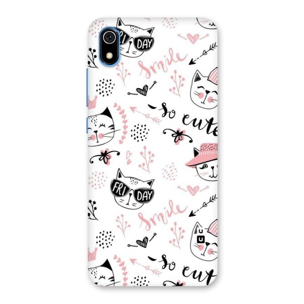 Cute Cat Swag Back Case for Redmi 7A