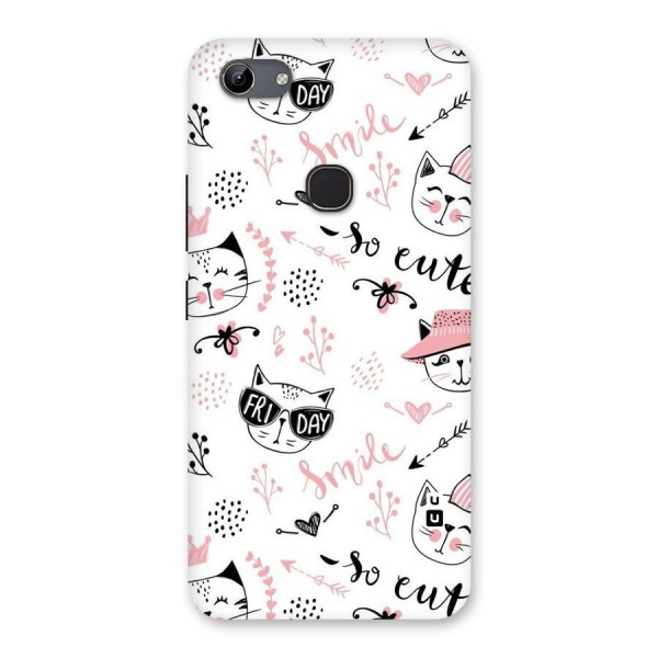 Cute Cat Swag Back Case for Vivo Y81