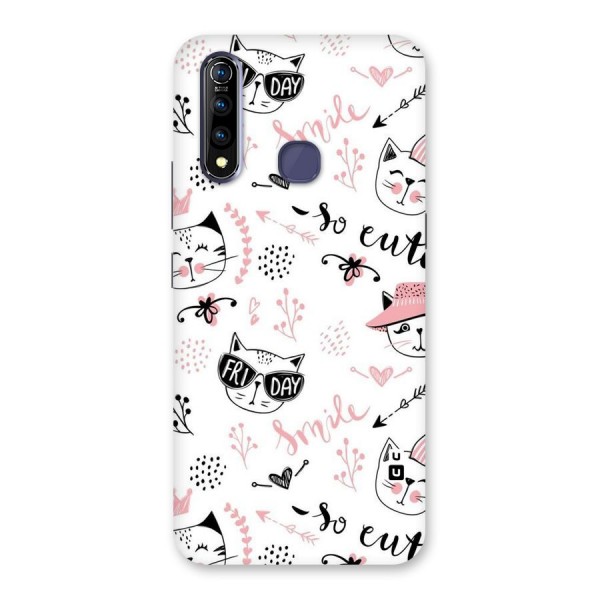 Cute Cat Swag Back Case for Vivo Z1 Pro