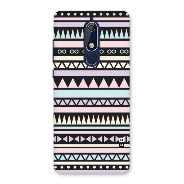 Cute Chev Pattern Back Case for Nokia 5.1