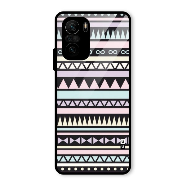 Cute Chev Pattern Glass Back Case for Mi 11x