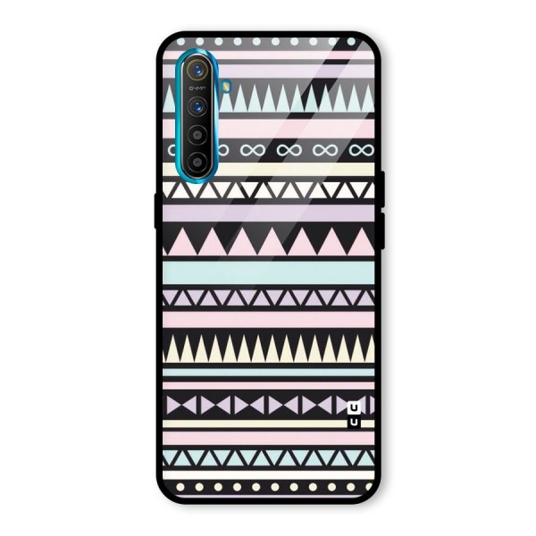 Cute Chev Pattern Glass Back Case for Realme XT