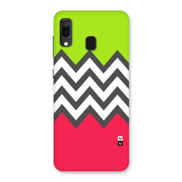 Cute Chevron Back Case for Galaxy A20