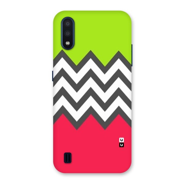 Cute Chevron Back Case for Galaxy M01