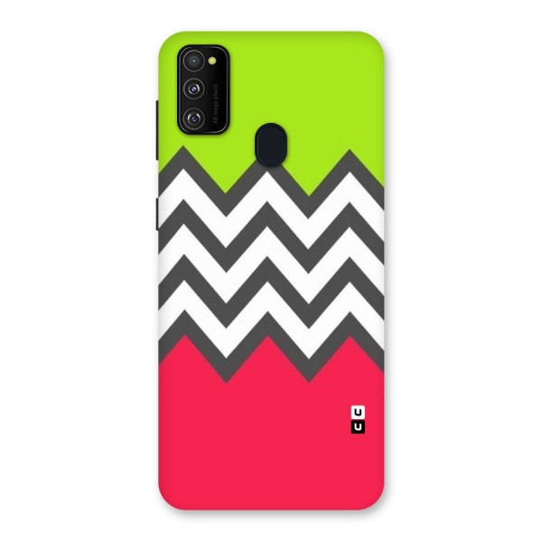 Cute Chevron Back Case for Galaxy M21