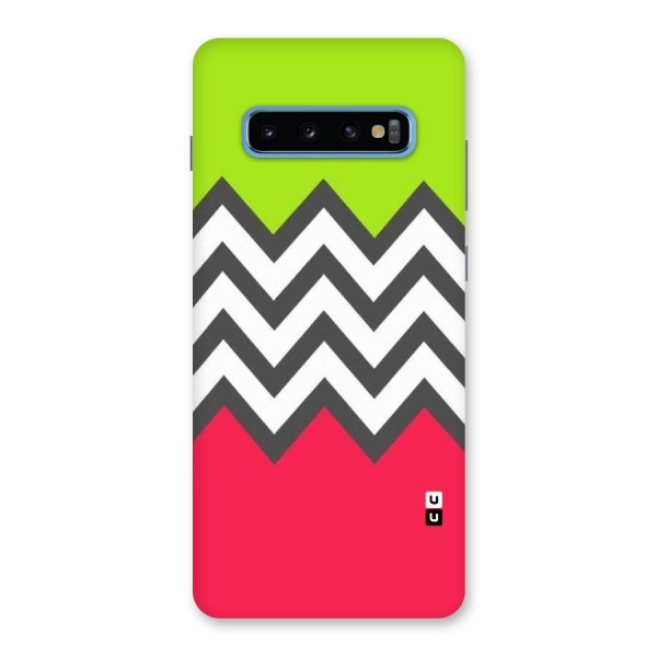 Cute Chevron Back Case for Galaxy S10 Plus