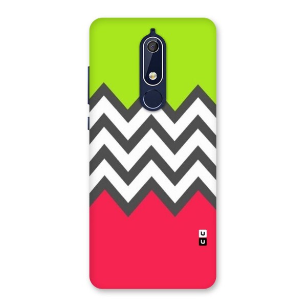 Cute Chevron Back Case for Nokia 5.1