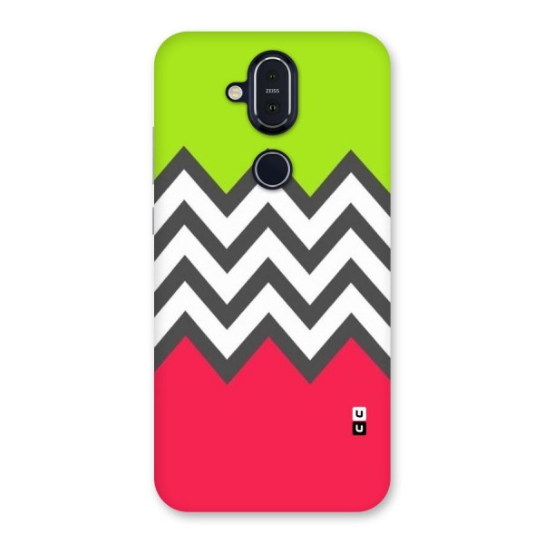 Cute Chevron Back Case for Nokia 8.1