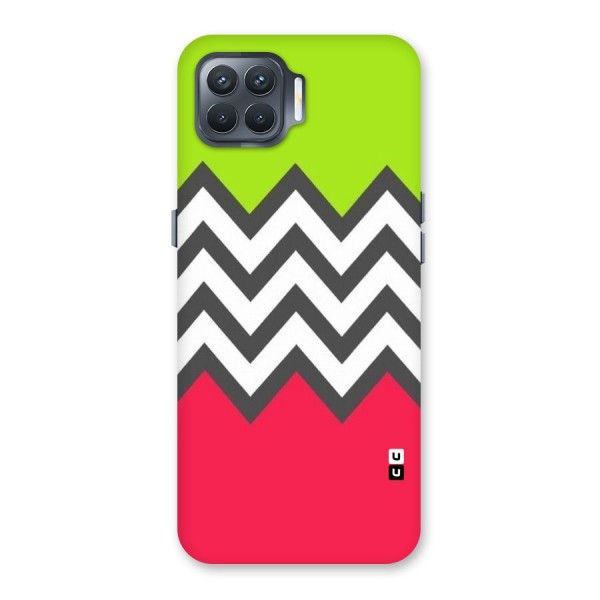 Cute Chevron Back Case for Oppo F17 Pro