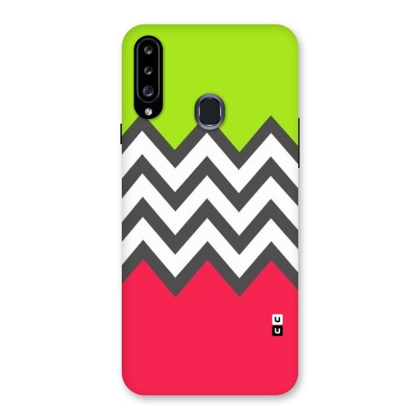 Cute Chevron Back Case for Samsung Galaxy A20s