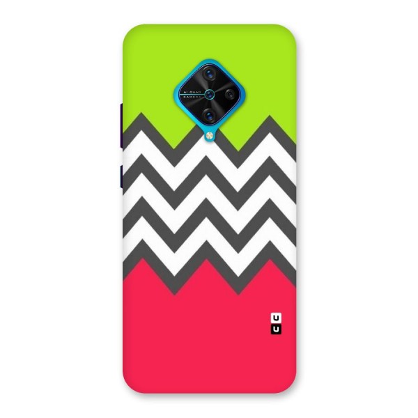 Cute Chevron Back Case for Vivo S1 Pro