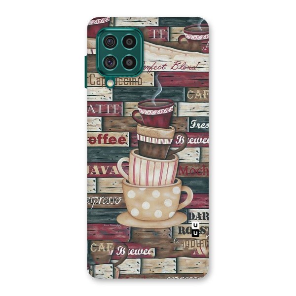 Cute Coffee Cups Back Case for Galaxy F62