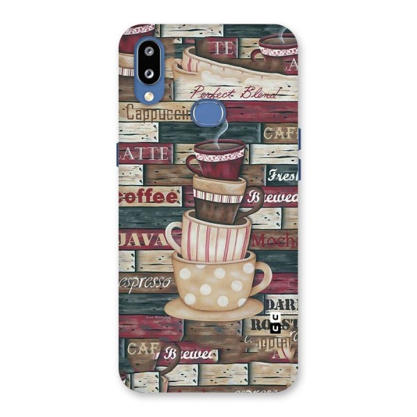 Cute Coffee Cups Back Case for Galaxy M01s