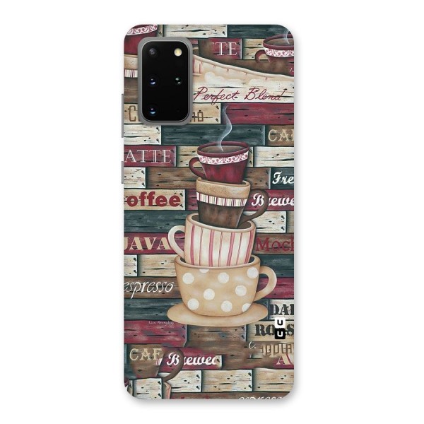 Cute Coffee Cups Back Case for Galaxy S20 Plus